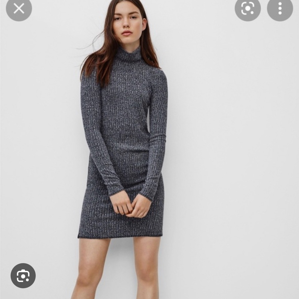 Wilfred‎ Free Mariel Dress Sweater turtleneck Preppy Holiday Fall Aritzia